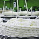 Wool accounts for one per cent of global fibre production by volume and eight per cent by value but is still losing ground to synthetics. | Woolmark Co. photo
