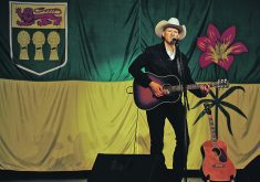 Saskatchewan musician Blake Berglund released What’s Left of the Right earlier this year. The album is a commentary on farm life and politics is meant to prompt more fluid opinions when it comes to political beliefs.  |  Chris Graham photo