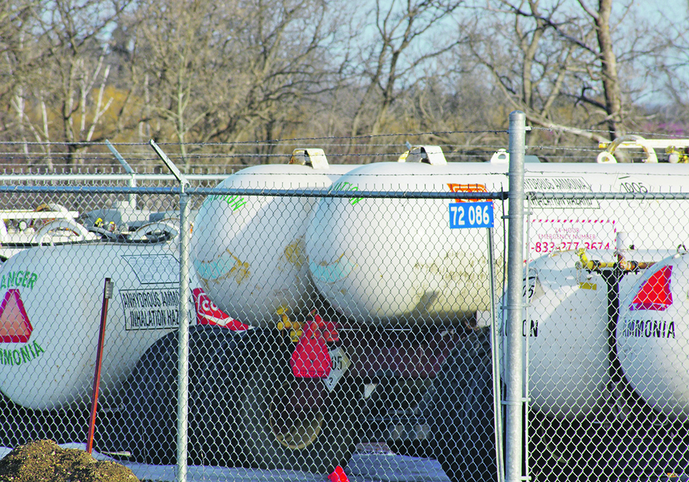 Anhydrous ammonia, usually used for crop fertilizer, can also help livestock producers get the most out of their winter feed.  |   Alexis Stockford photo