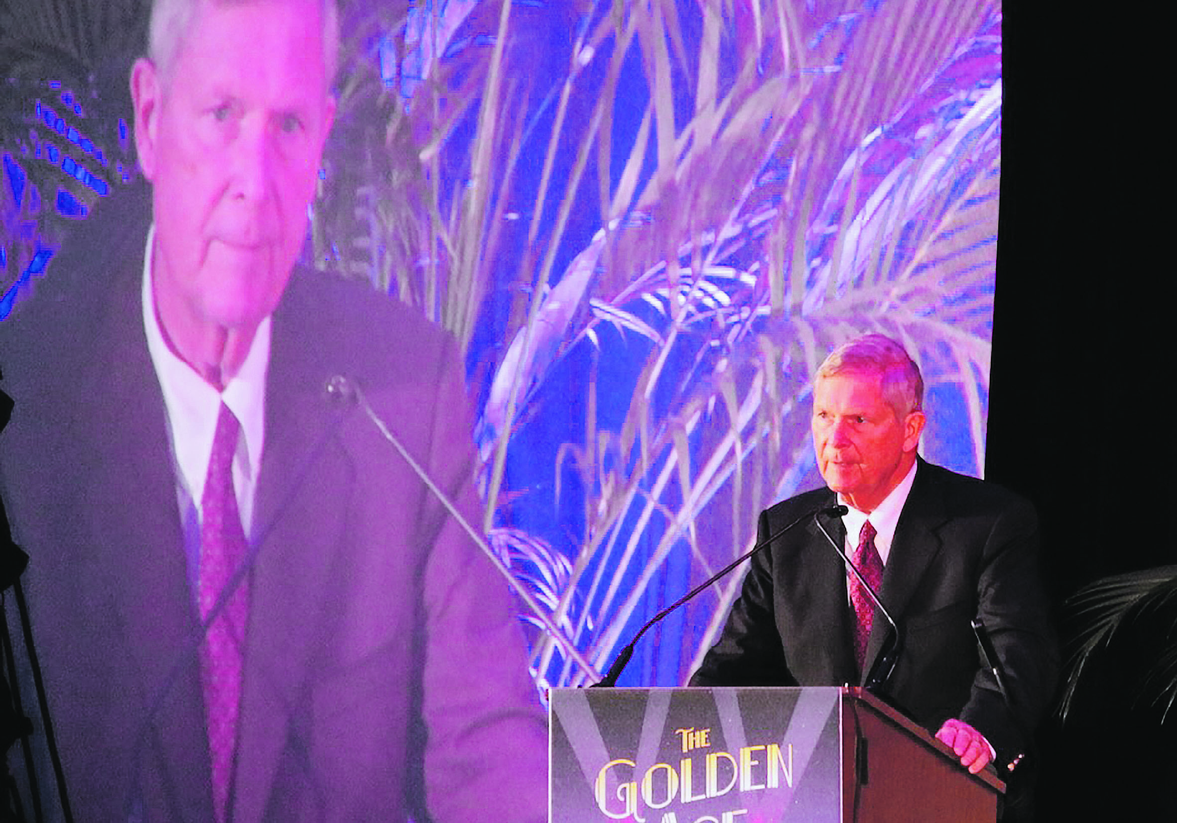 United States Agriculture Secretary Tom Vilsack talks about the improved milk price over the last time he was at World Dairy Expo in 2019.  | John Greig photo