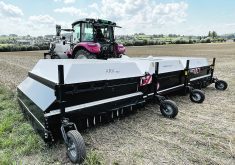 The Ecorobotix targets only weeds with its sprayer.  |  Lilian Schaer photo