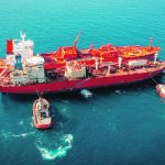 Ships safely transferred ammonia fuel from one to another earlier this fall at Port Dampier in Western Australia. | Reuters photo