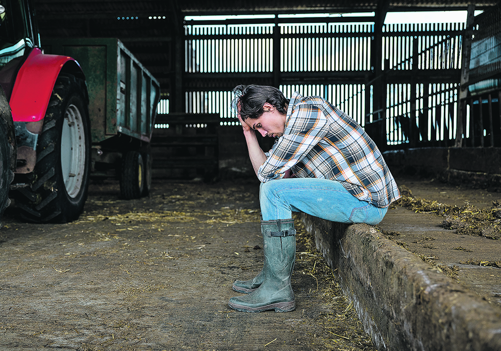 The Canadian Centre for Agricultural Wellbeing is developing a more formal mental health support structure for farmers to help with emergency preparedness.  |  Getty Images