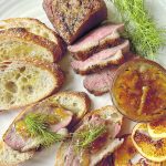 Duck breast on crostini feels festive and it only takes a few minutes to make. | Sarah Galvin photo