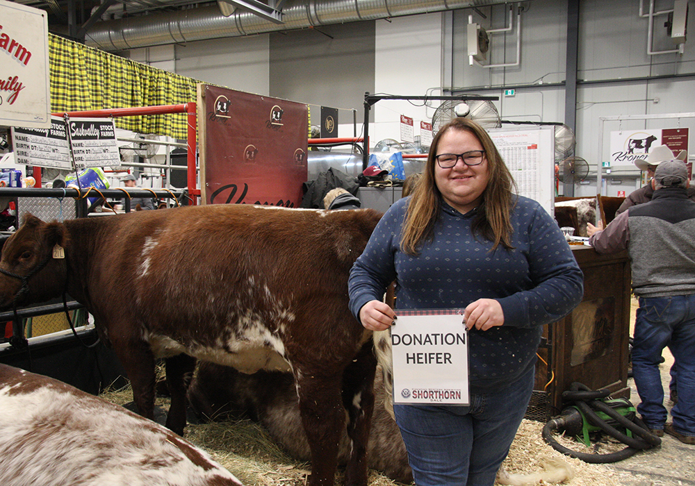 Agribition 2024: Saskatchewan Shorthorn Association raises $10,950 from heifer donation