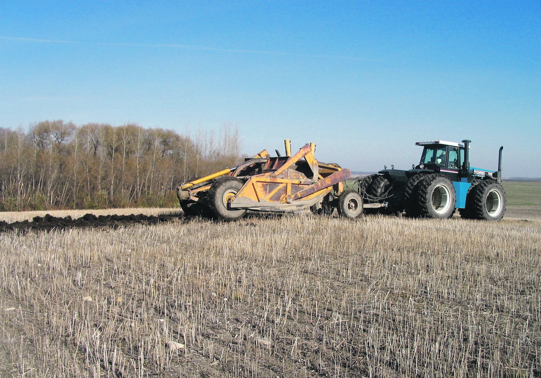 Moving soil