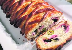 Pan de Jamon is a sweet and savoury Venezuelan bread filled with ham and olives. | Sarah Galvin photo
