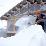 Residents of south-central Manitoba dig themselves out after a major snow storm in April 2022. | Alexis Stockford photo