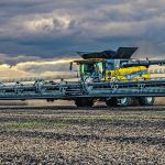MacDon’s 61-foot FD261 FlexDraper will be available for the 2025 growing season. | MacDon Industries photo