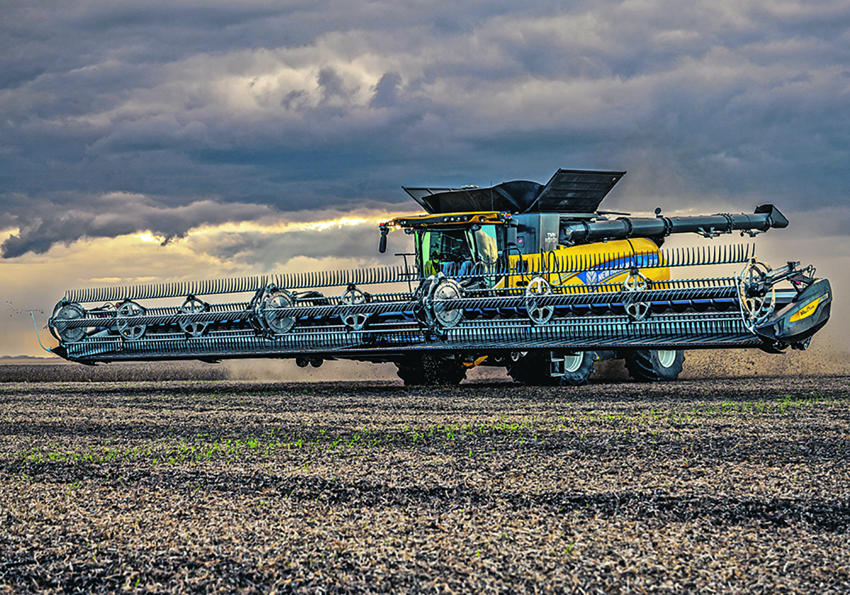 MacDon’s 61-foot FD261 FlexDraper will be available for the 2025 growing season. | MacDon Industries photo