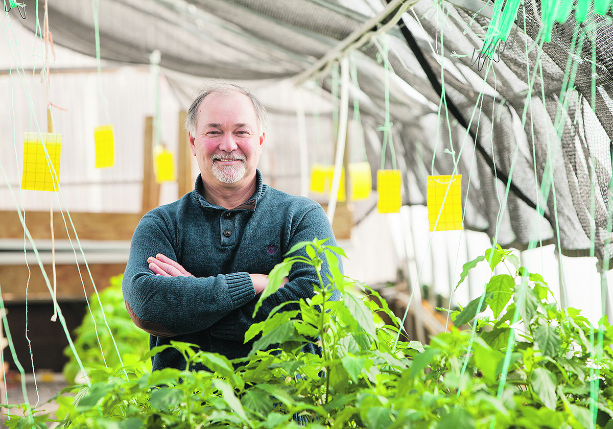 Nick Savidov wants to determine if and how canola byproducts could nourish farmed fish. | Lethbridge Polytechnic photo
