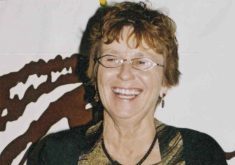 Marilyn Jahnke led the SSGA from 2002-04, at the same time her late husband Neil, who died in 2012, was Canadian Cattle Association president. Both were on the front lines after the discovery of BSE in a Canadian cow in May 2003. | Screencap via x.com/@SK_StockGrowers