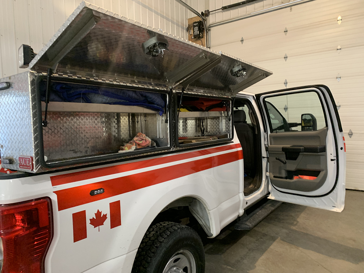 Among the stolen items is the hall's set of "jaws" used to extricate people involved in car accidents from their vehicle. | Delisle and District Volunteer Fire Department photo