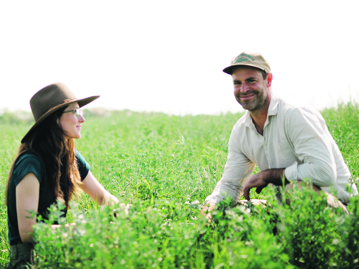 Katie and Colin McInnes operate the Dogs Run Farm near Clearwater, Man. | Photo submitted by Emily Christie