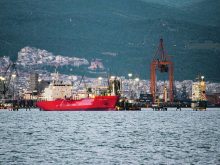 The European Union’s FuelEU Maritime regulation, which came into effect Jan. 1, requires commercial ships above 5,000 gross tonnage operating in EU ports to cut emissions from marine fuels or pay penalties. | Reuters photo