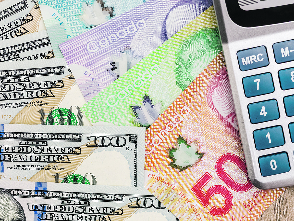 Financial institutions have projected that the U.S. dollar will stay strong in the first half of 2025, but the loonie could rebound in the last two quarters of the year. | Getty Images