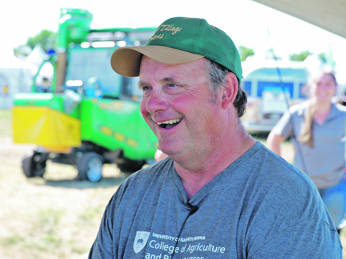 University of Saskatchewan soil scientist Jeff Schoenau.