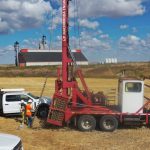 Geotechnical bore testing, Belle Plaine facility.