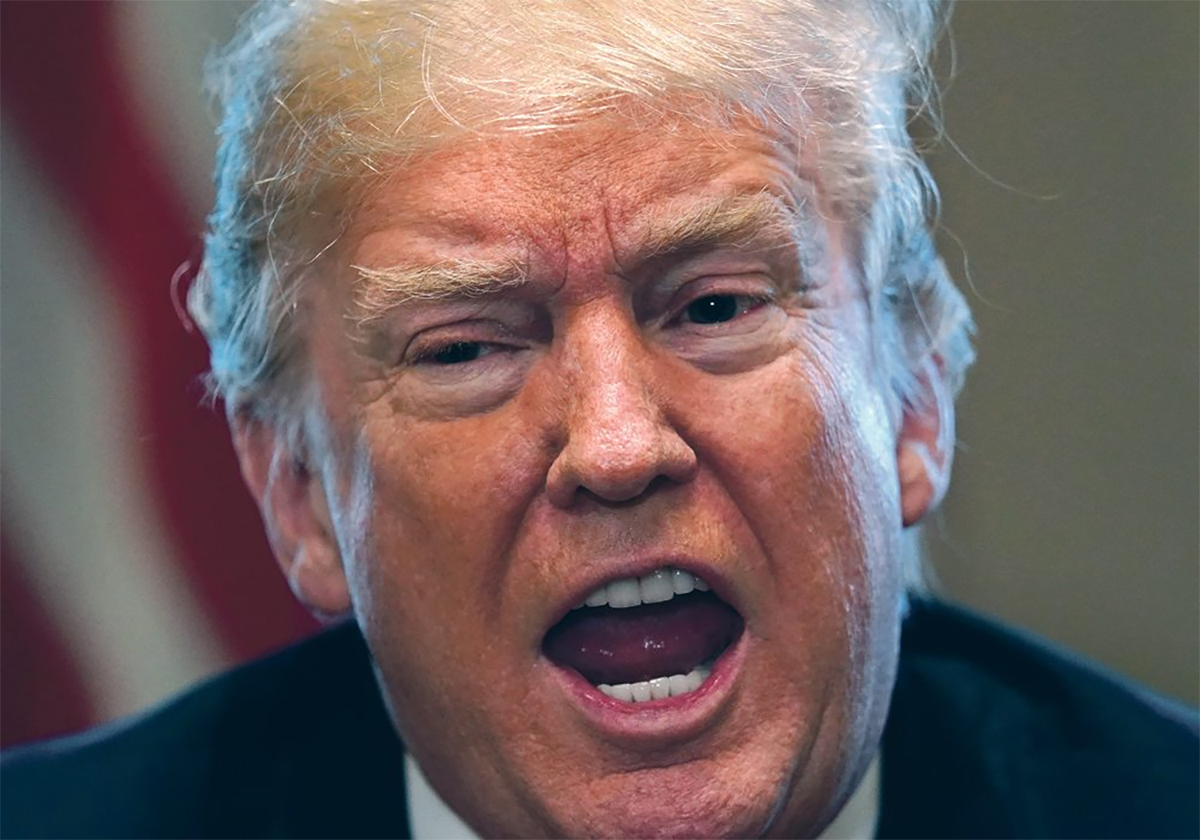 U.S. president Donald Trump.