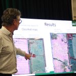 Steve Shirtliffe and his team are developing a system that can identify agronomic information from lower quality satellite images. | Janelle Rudolph photo