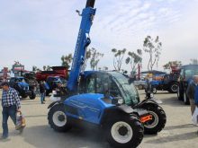 The New Holland TH6.26 telehandler debuted at the World Ag Expo in California earlier this year.