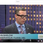 John Barlow, Conservative agriculture critic and MP for Foothills, Alberta, speaks on regulatory reform during the national agricultural leaders debate released online Thursday afternoon.