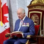 King Charles delivers a speech from the throne to open the new session of parliament Ottawa.
