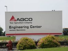 Agco’s engineering centre at Jackson in southwestern Minnesota.
