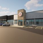 This is a computer graphic rendering of Drake Meats Processors’s federally inspected facility that is expected to open in September 2026.