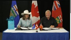 Ontario, Alberta sign new agreements on energy trade