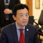 Qu Dongyu, Director-General of the Food and Agriculture Organization of the United Nations (FAO), attends a meeting with Cypriot President Nikos Christodoulides at the Presidential Palace in Nicosia, Cyprus June 6, 2025. REUTERS/Yiannis Kourtoglou
