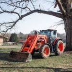 A photo of Kioti’s new HX1302 tractor.