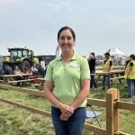 Chelsey Siemens, livestock and feed extension specialist with Saskatchewan Ag, at Ag in Motion 2025.