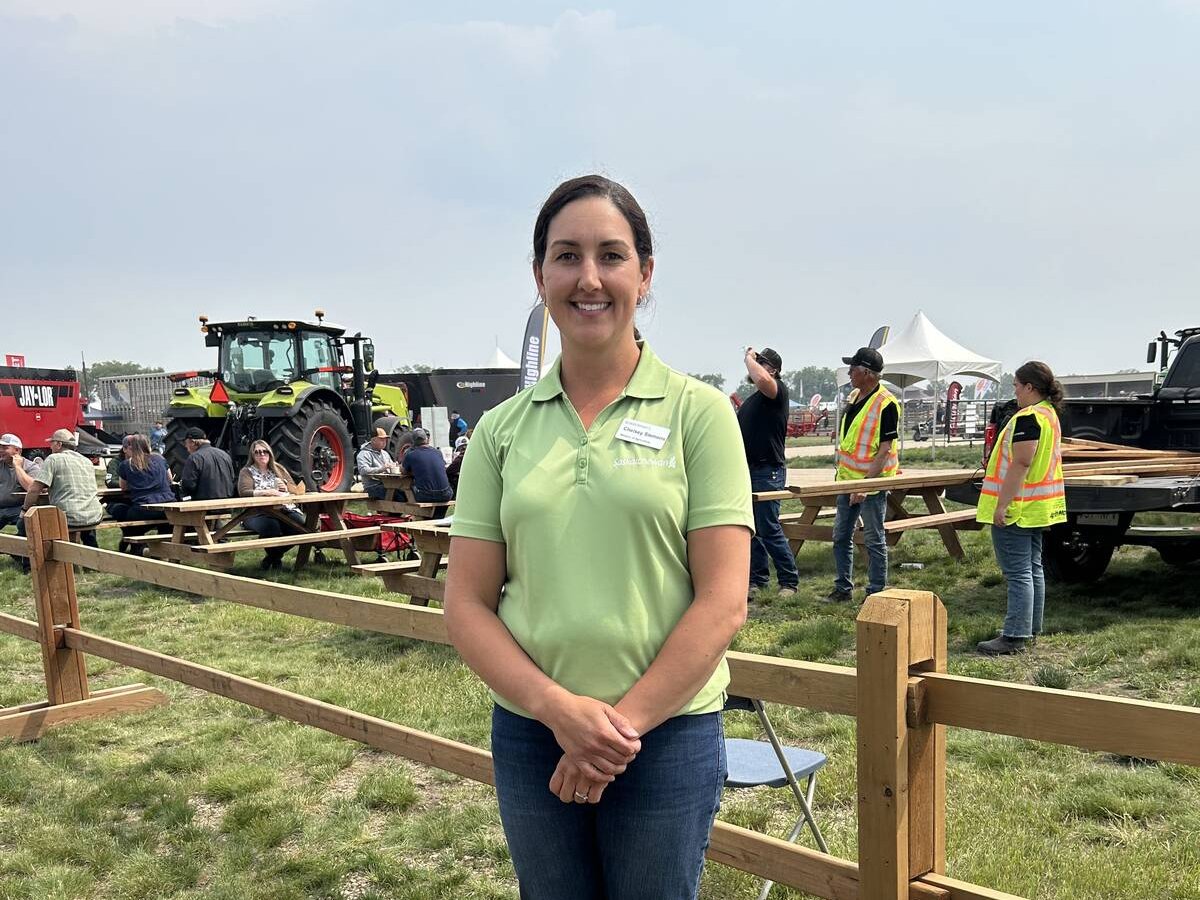 Chelsey Siemens, livestock and feed extension specialist with Saskatchewan Ag, at Ag in Motion 2025.