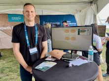 Andy Lessey was talking about Antler Bio, a company that ties maangement to genetic potential through epigenetics. Photo: John Greig
