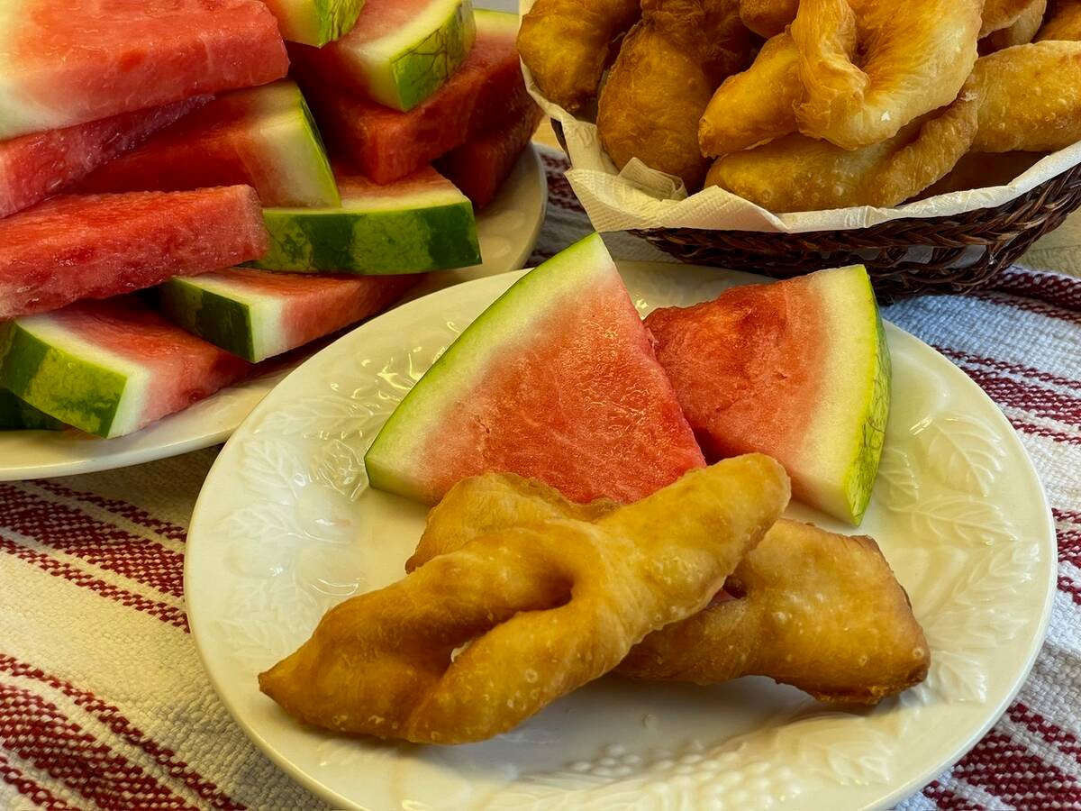 A photo of some Mennonite fried bread called