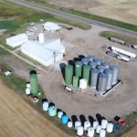 Screenshot of aerial photo of Blair's Rosthern, Sask. location.