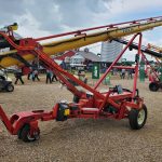 An AGI smart auger on display at the Ag in Motion farm Show near Langham, Saskatchewan, in July, 2025.