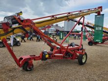 An AGI smart auger on display at the Ag in Motion farm Show near Langham, Saskatchewan, in July, 2025.