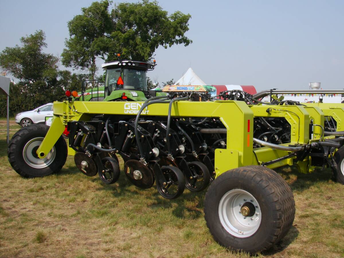 K-Hart Spyder drill unfolded at Ag in Motion 2025. Photo: Janelle Rudolph