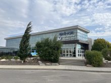 An exterior view of the Bunge International Trade Centre in Regina Saskatchewan.