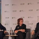 Arlene Dickinson speaks on a panel at the Canandian Agri-Food Policy Institute’s conference in Ottawa Oct. 2. Photo by Jonah Grignon