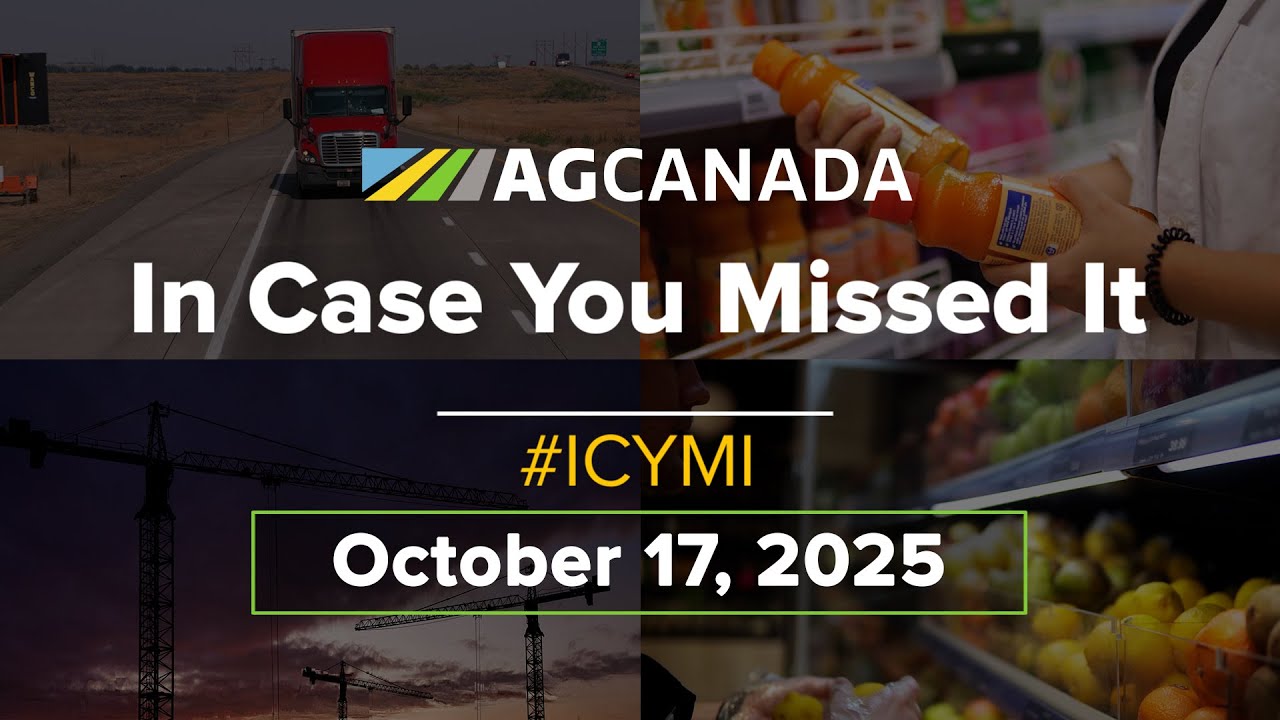 Title card for In Case You Missed it national agriculture news recap.