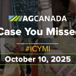 Title card for In Case You Missed It, your national agriculture news recap.