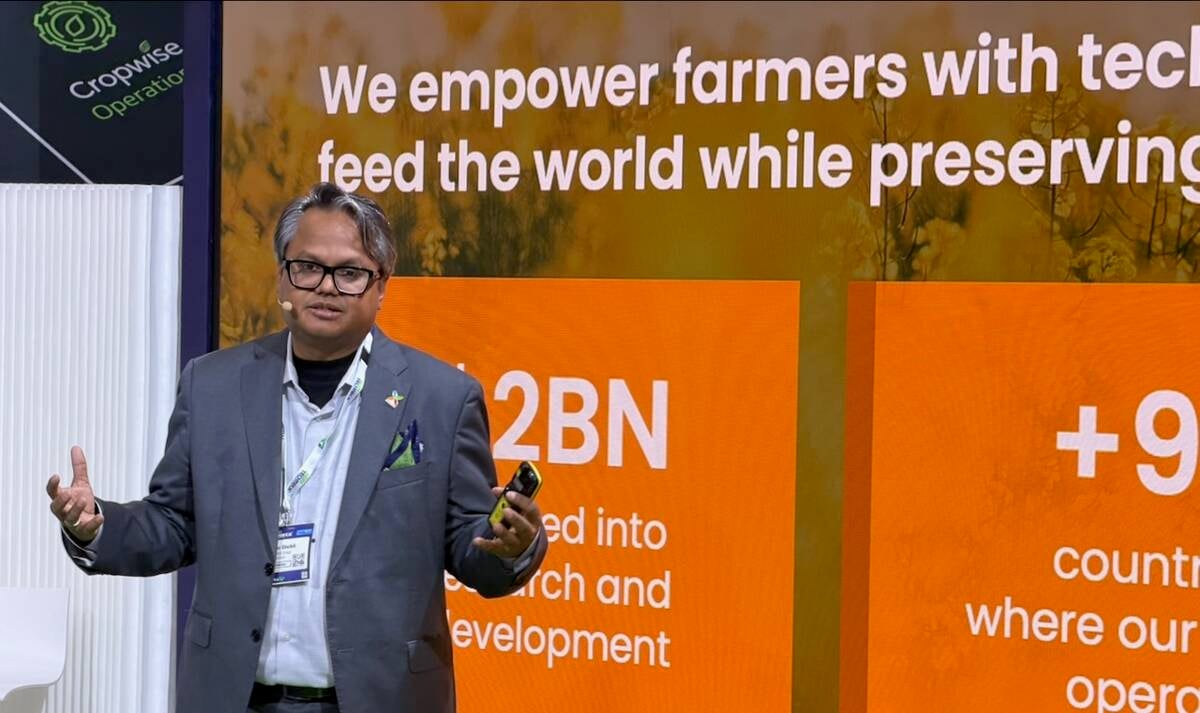 Feroz Sheikh is Syngenta's chief informaiton and digital officer at Agritechnica 2025. 