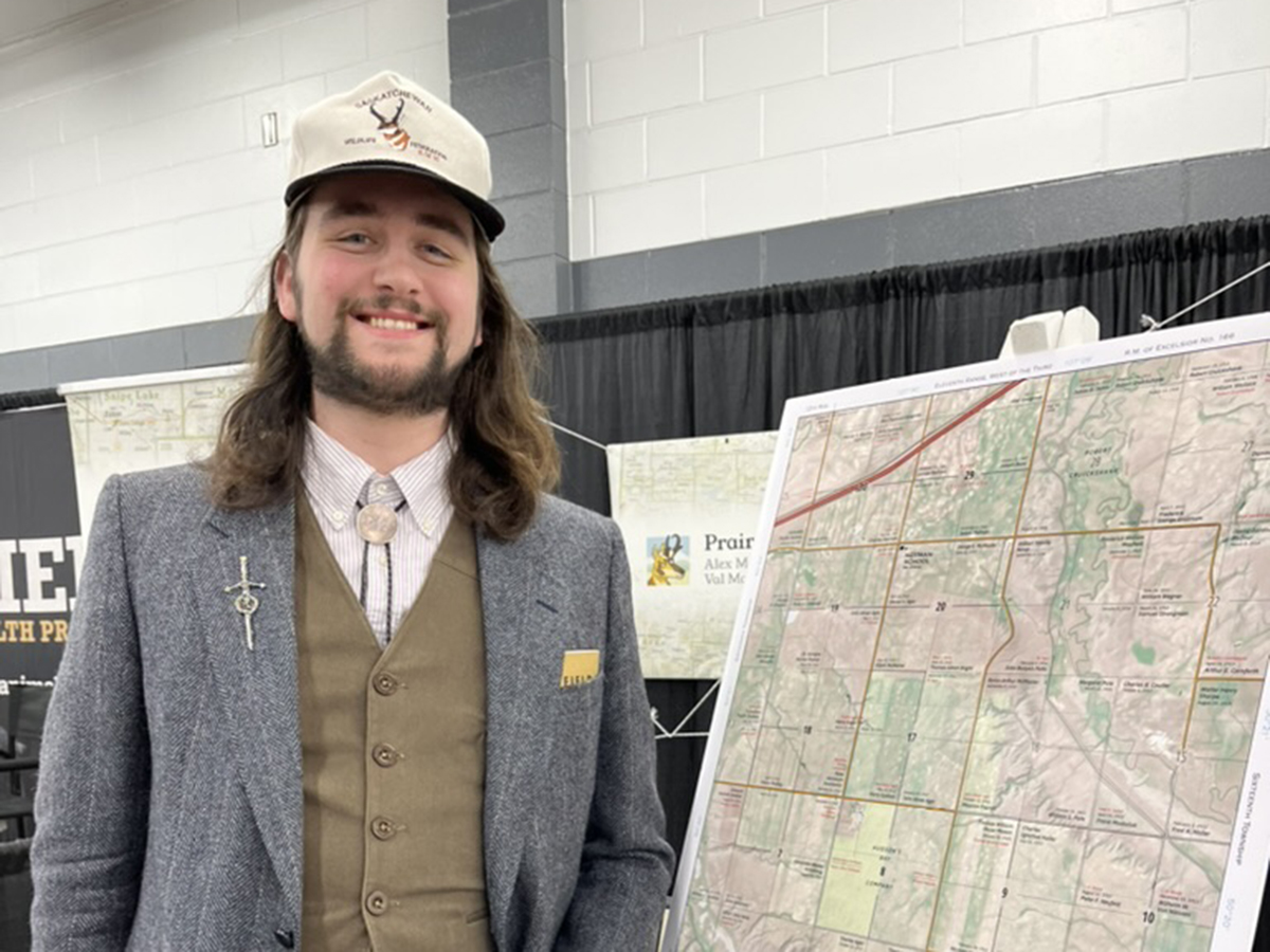 Saskatchewan map maker helps put history on the wall