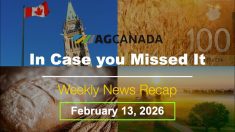 In case you missed it; your national ag news recap for Feb. 13, 2026