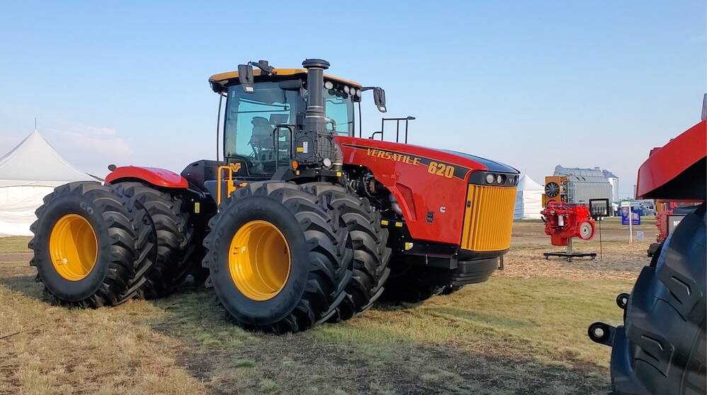 Versatile displayed its high-horsepower 620 models at Ag in Motion. Photo: Scott Garvey