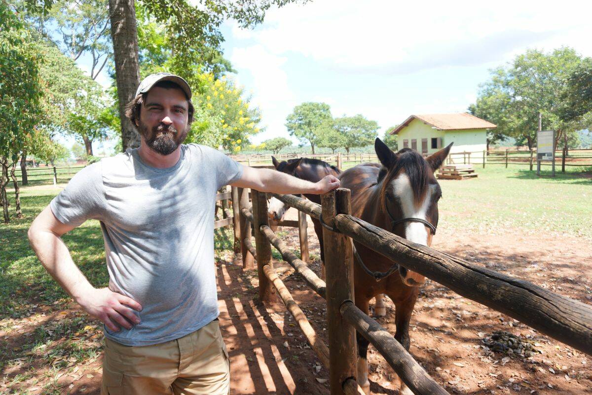 Matt in Mato Groso do Sul, Brazil. Photo: Matt McIntosh