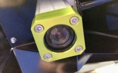 A Yield EyQ camera mounted on a Geringhoff header at Agritechnica 2025 in Hanover, Germany.